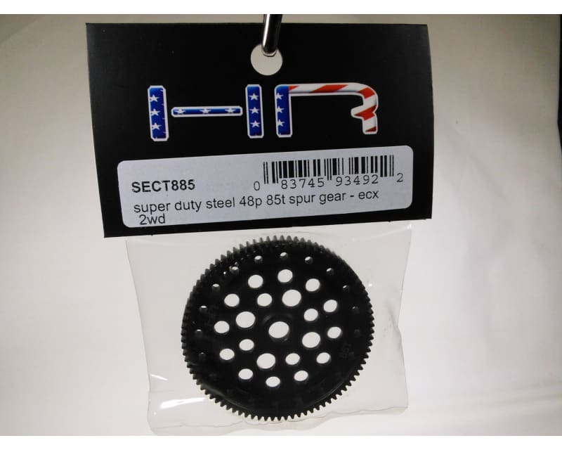 Tap to zoom Super Duty Steel 48p 85t Spur Gear - ECX 2WD