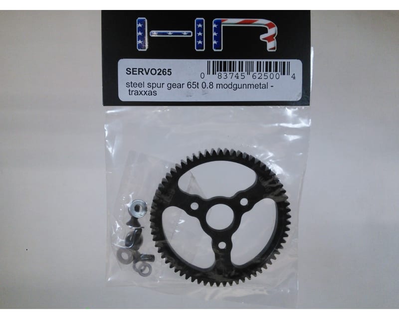 Steel Spur Gear (65T 0.8 Mod)(Gunmetal) - TRA