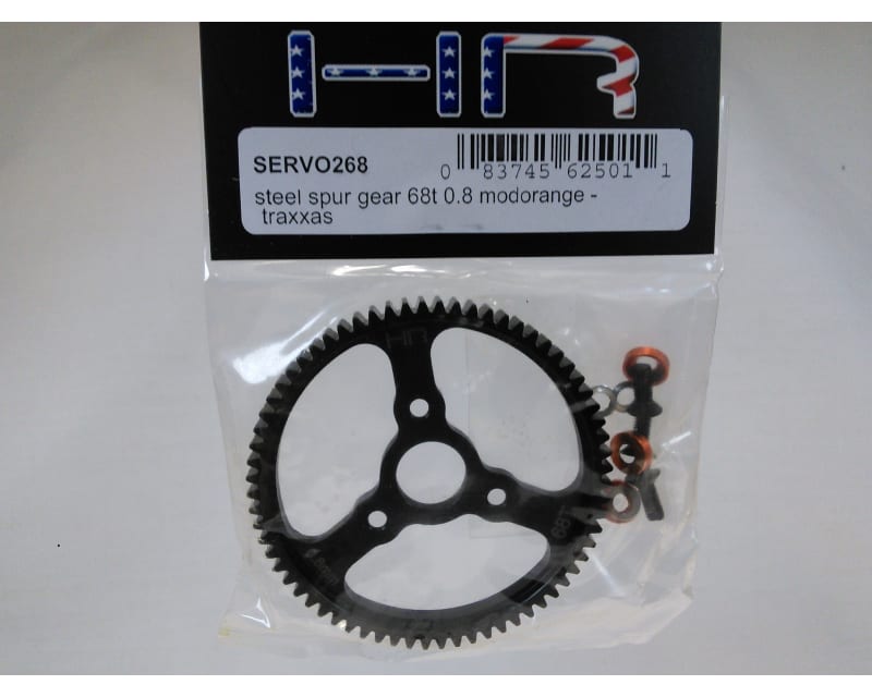 Steel Spur Gear (68T 0.8 Mod)(Orange) - TRA