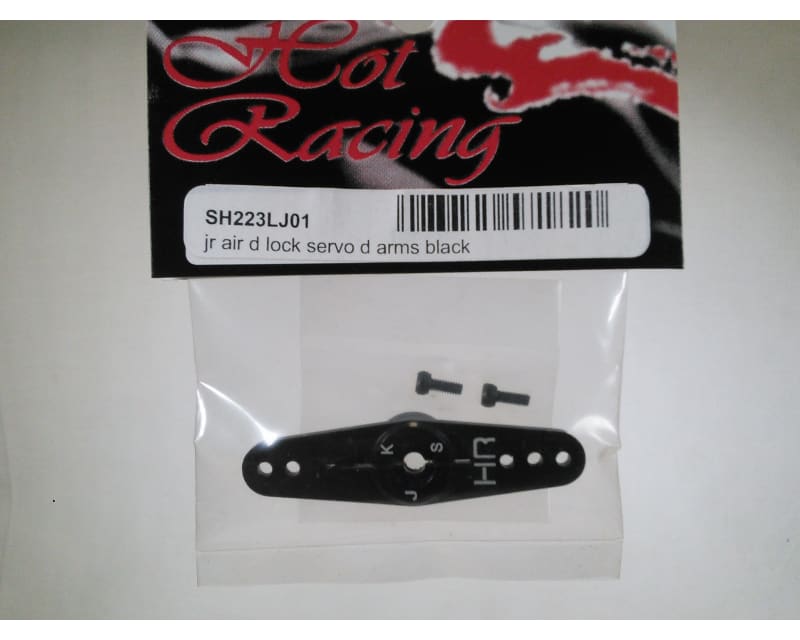 JR Air D Lock servo D arms Black