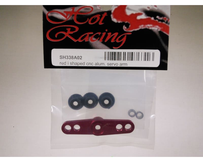 Red I Shaped CNC Alum. Servo Arm