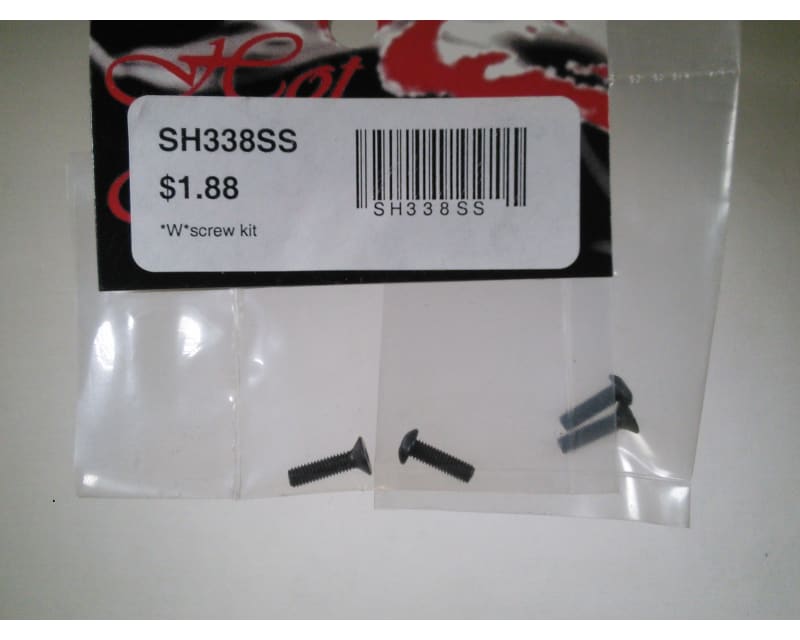 M3x10mm (BHCS/FLCS) Button & Flat Head Cap Screws (2/ea)