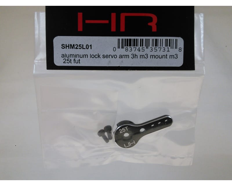 Tap to zoom Aluminum Lock Servo Arm 3h M3 Mount M3 25t Fut