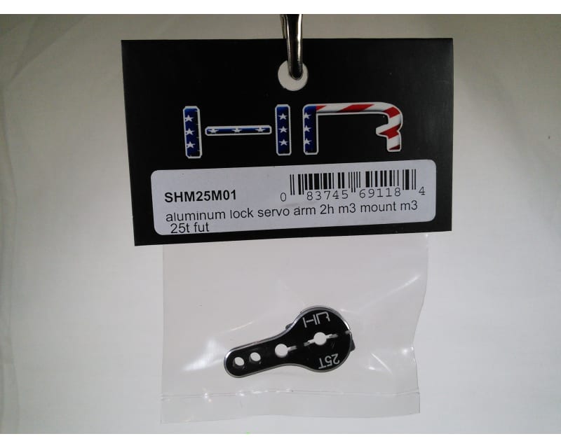 Aluminum Lock Servo Arm 2h M3 Mount M3 25t Fut
