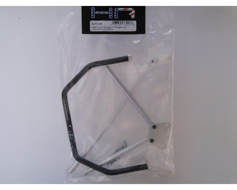 Tap to zoom Silver Inner Roll Cage 1:10 Slash 4x4 - Will Not Fit Lcg Chassis