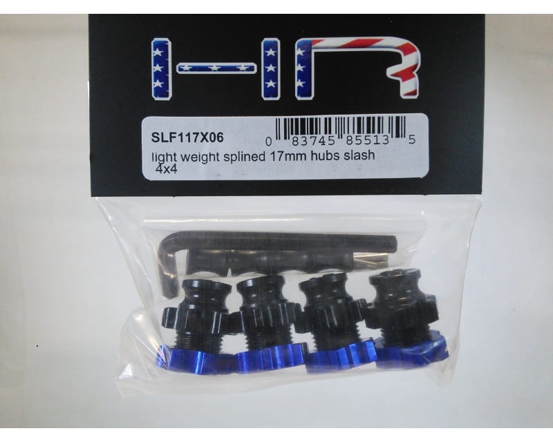 Light Weight Splined 17mm Hubs Slash 4x4