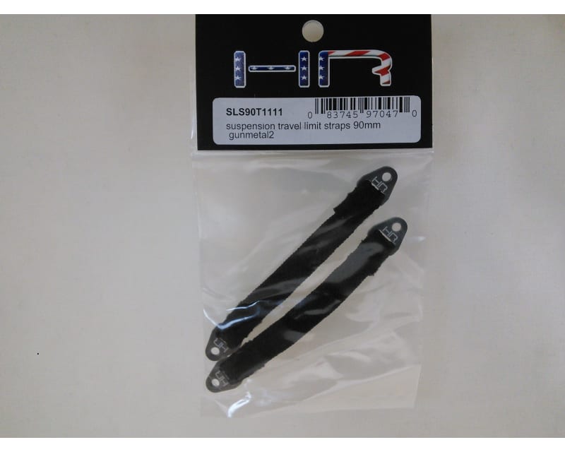 Suspension Travel Limit Straps 90mm (Gunmetal)(2)