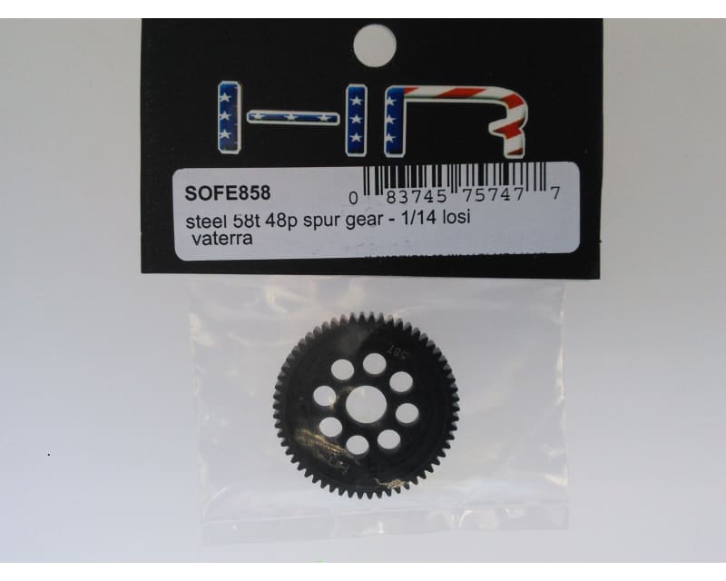 Steel 58T 48P Spur Gear - 1/14 Losi Vaterra