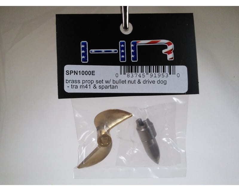 Tap to zoom 42x60mm Brass Prop Set SS Bullet Nut Drive Dog Tra M41/Spartan