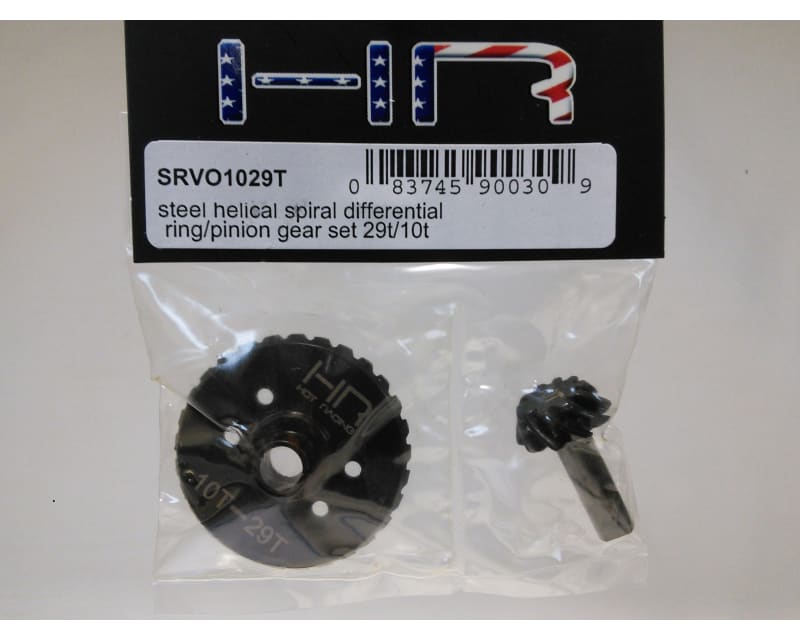 Steel Helical Spiral Differential Ring/Pinion Gear Set (29t/10t)