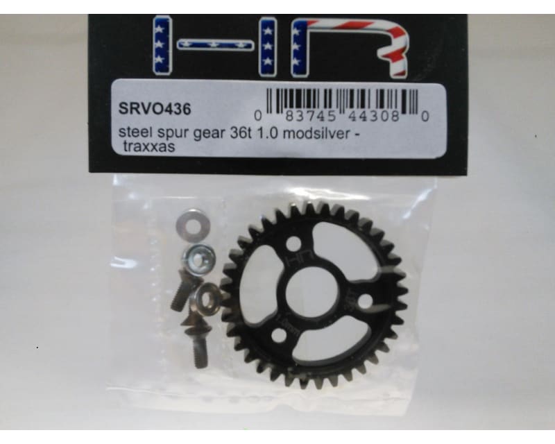 Steel Spur Gear (36T 1.0 Mod)(Silver) - TRA