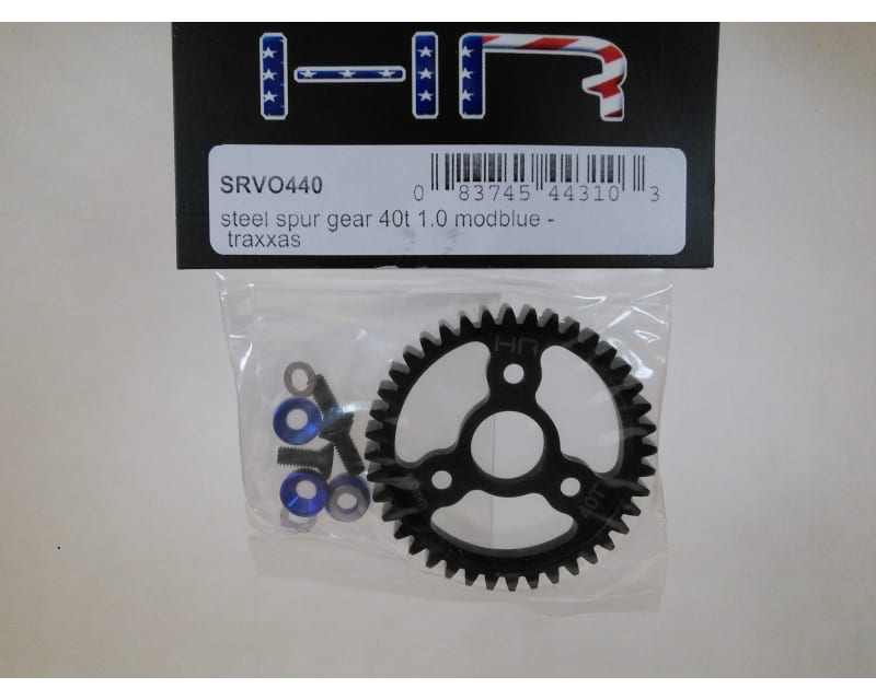 Steel Spur Gear (40T 1.0 Mod)(Blue) - TRA