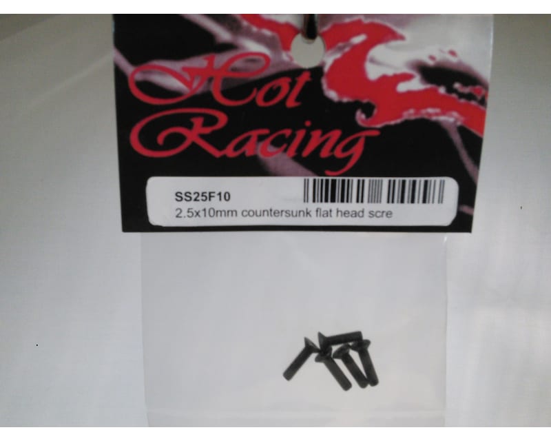 M2.5x10mm FHCS Flat Head Cap Screws