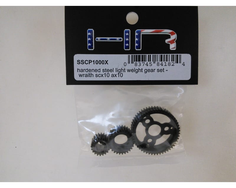 Hardened Steel Light Weight Gear Set - Wraith Scx10 Ax10