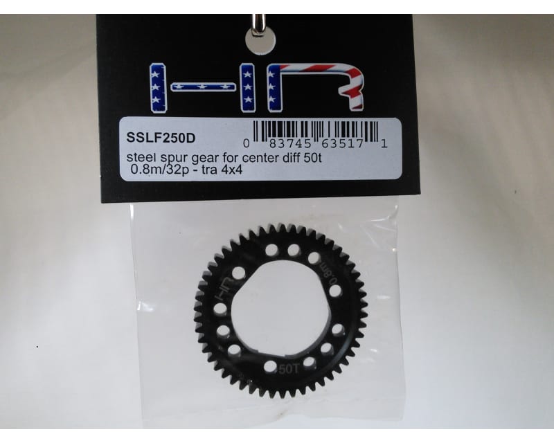 Steel Spur Gear for Center Diff (50T 0.8M/32P) - Tra 4x4