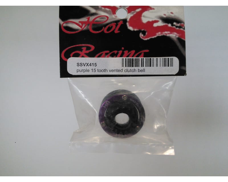 Purple 15 tooth vented clutch bell