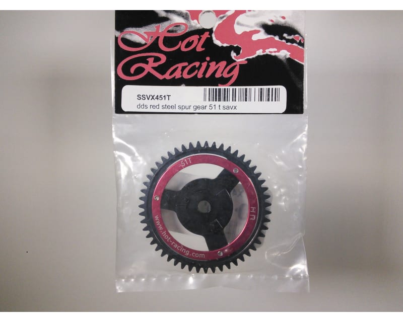 Tap to zoom discontinued Dds Red Steel Spur Gear 51t SAVX