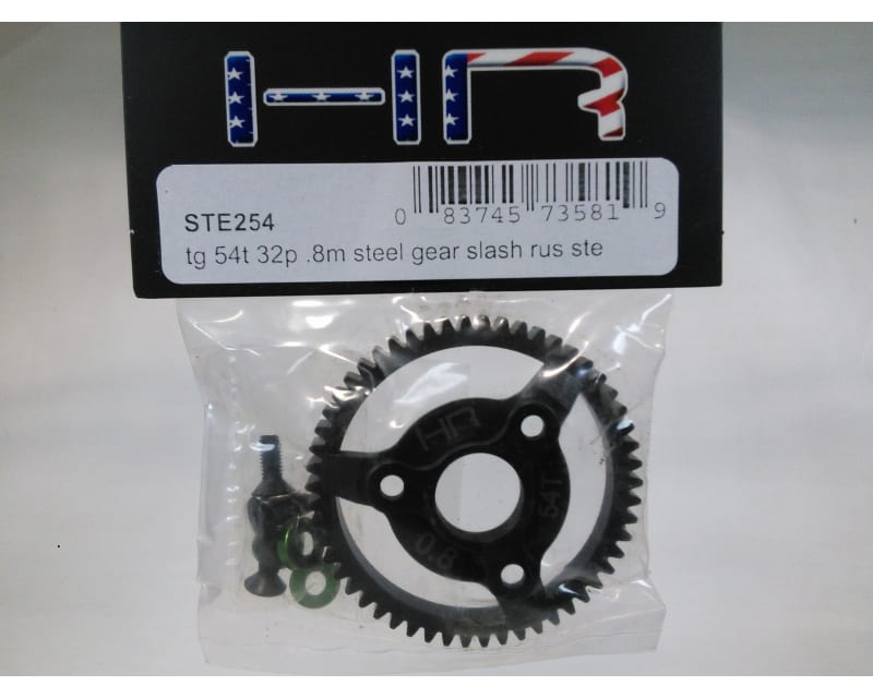 Tap to zoom Steel Spur Gear (54t 32p)(Green) - TRA