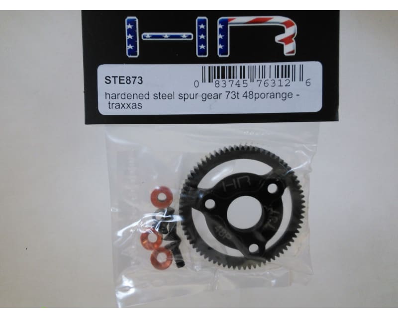 Tap to zoom Hardened Steel Spur Gear (73t 48p)(Orange) - TRA