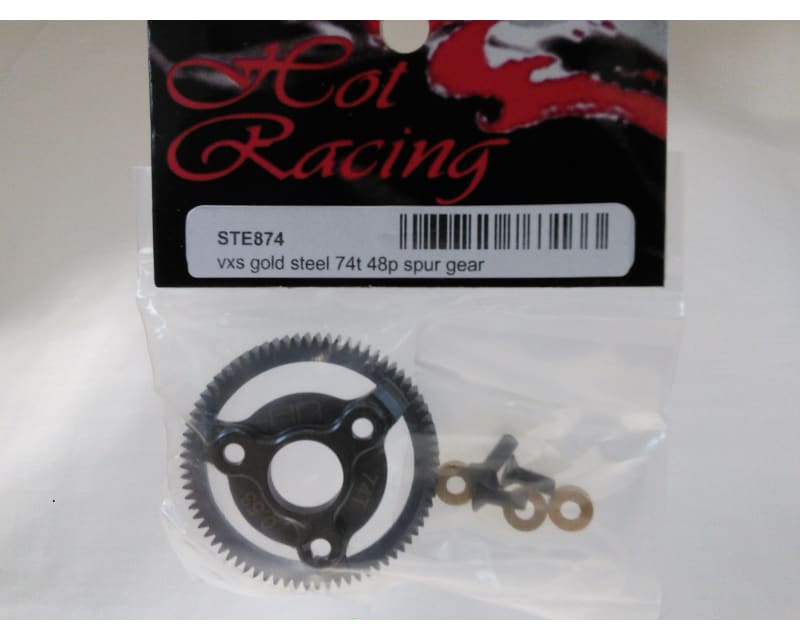 Hardened Steel Spur Gear (74t 48p)(Gold) - TRA