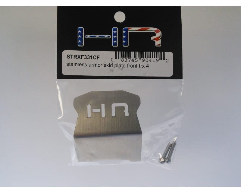 Stainless Steel Front or Rear Axle Skid Plate TRA TRX-4