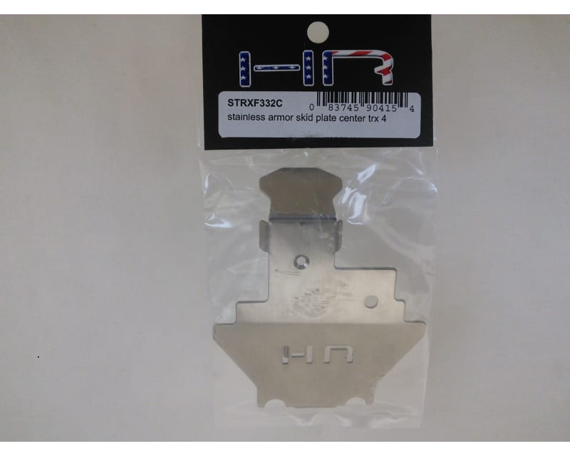 Stainless Steel Center Belly Pan Armor Skid Plate TRA TRX-4
