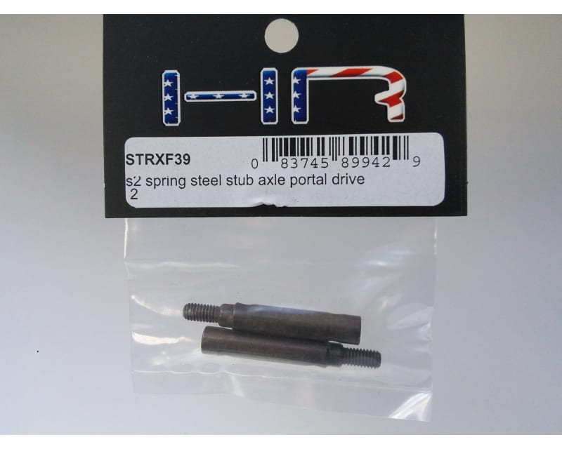 S2 Hardened Spring Steel Portal Drive Stub Axles TRA Trx-4