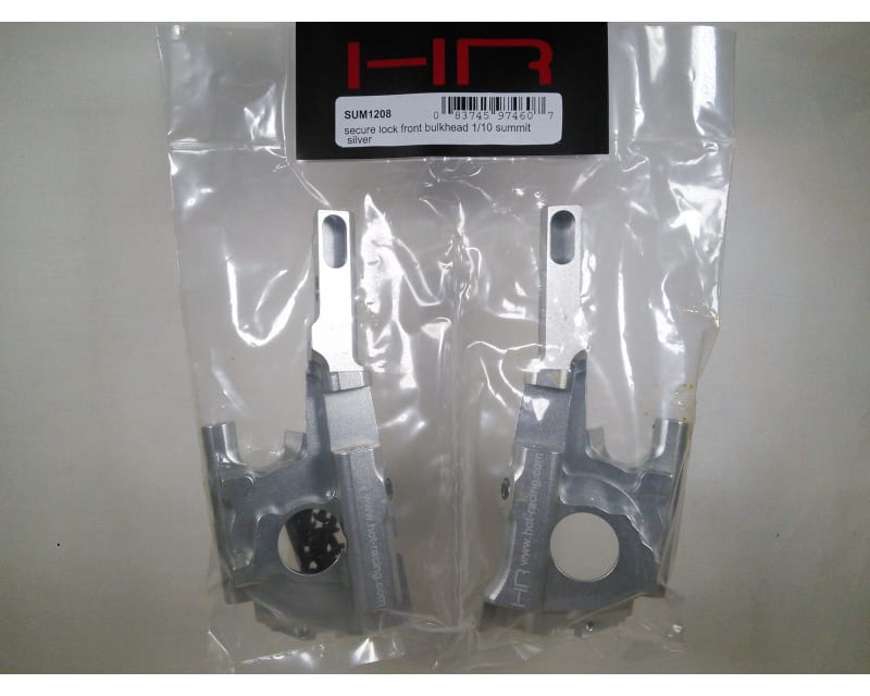 Secure Lock Front Bulkhead 1:10 Summit Silver