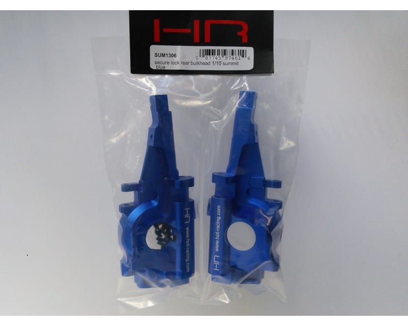 Secure Lock Rear Bulkhead 1:10 Summit Blue