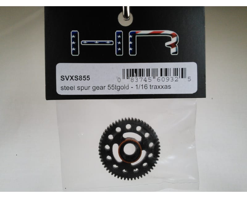 Steel Spur Gear (55t)(Gold) - 1/16 TRA