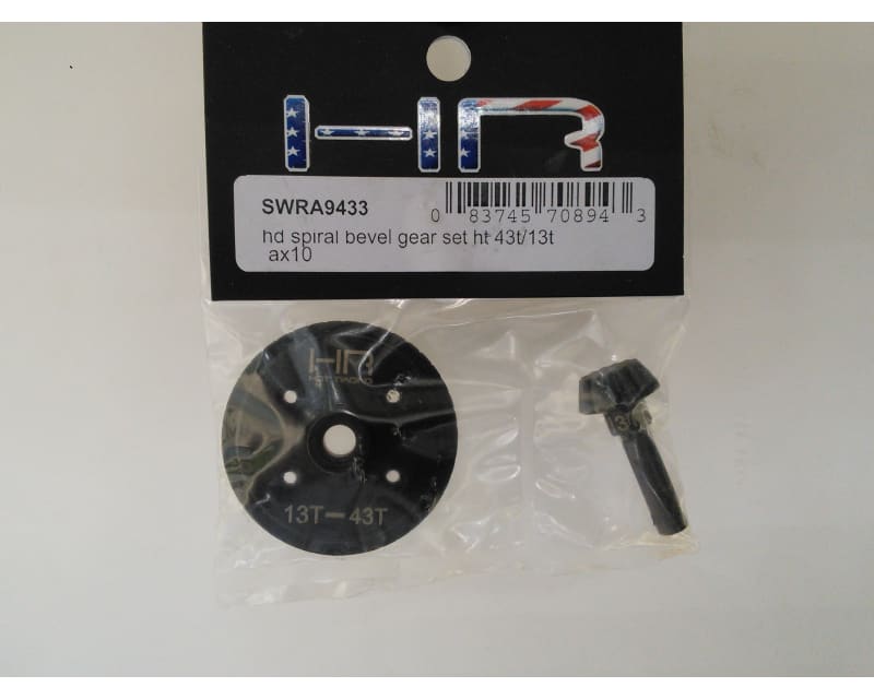 43t/13t Steel Helical Diff Ring/Pinion Underdrive Gear Set