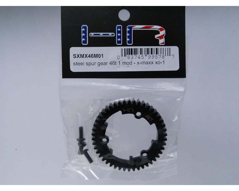 Tap to zoom 46t Mod 1 Steel Spur Gear E Revo 2 XO-1