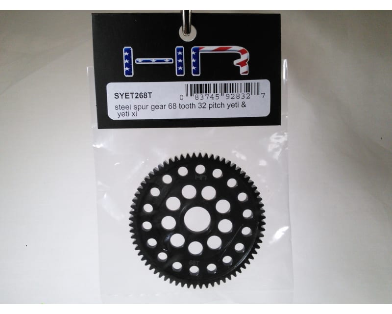 Steel Spur Gear 68 Tooth 32 Pitch Yeti & Yeti XL