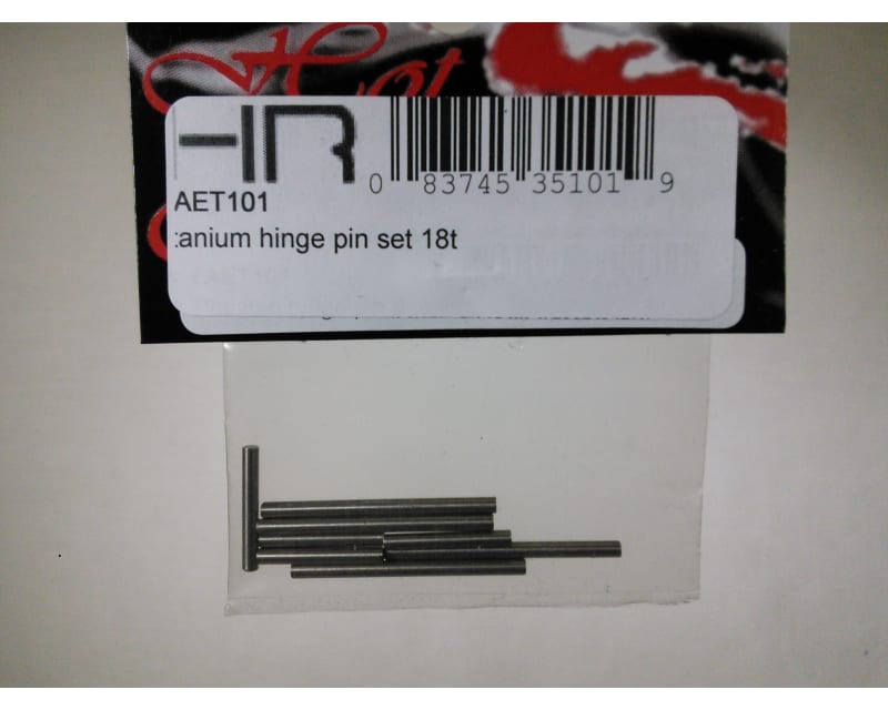 Titanium hinge pin set 18t