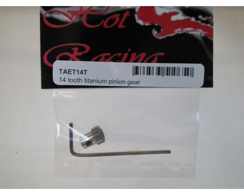 Tap to zoom discontinued 14T 0.5 Mod Titanium Pinion Gear - Mini-T RC18T