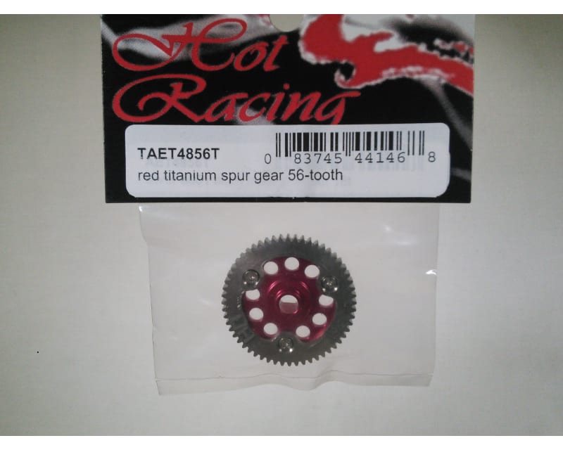 discontinued 56t Mod .5 Titanium Spur Gear Associated RC18t RC18