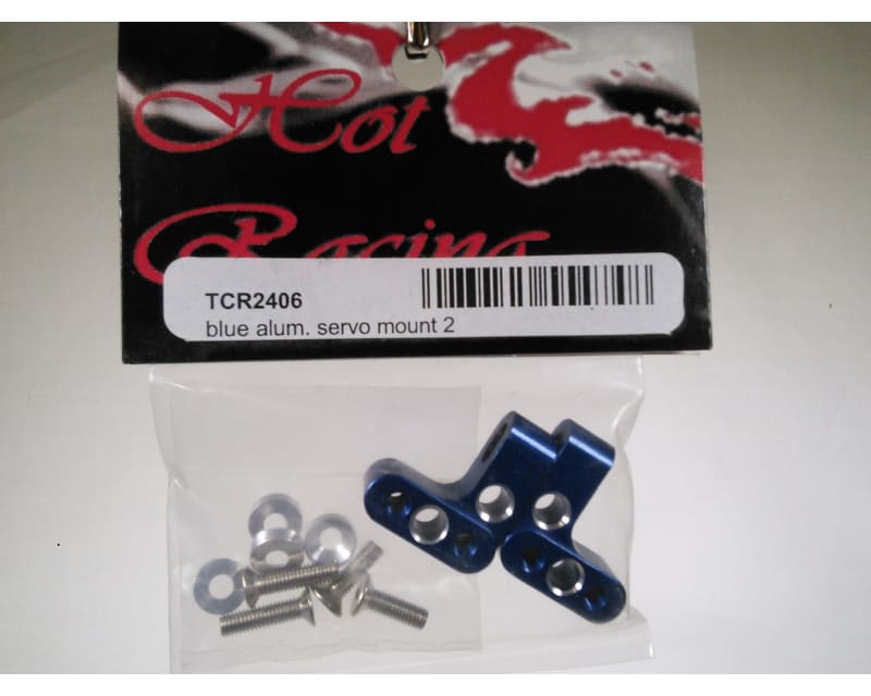 Blue Alum. Servo Mount (2)