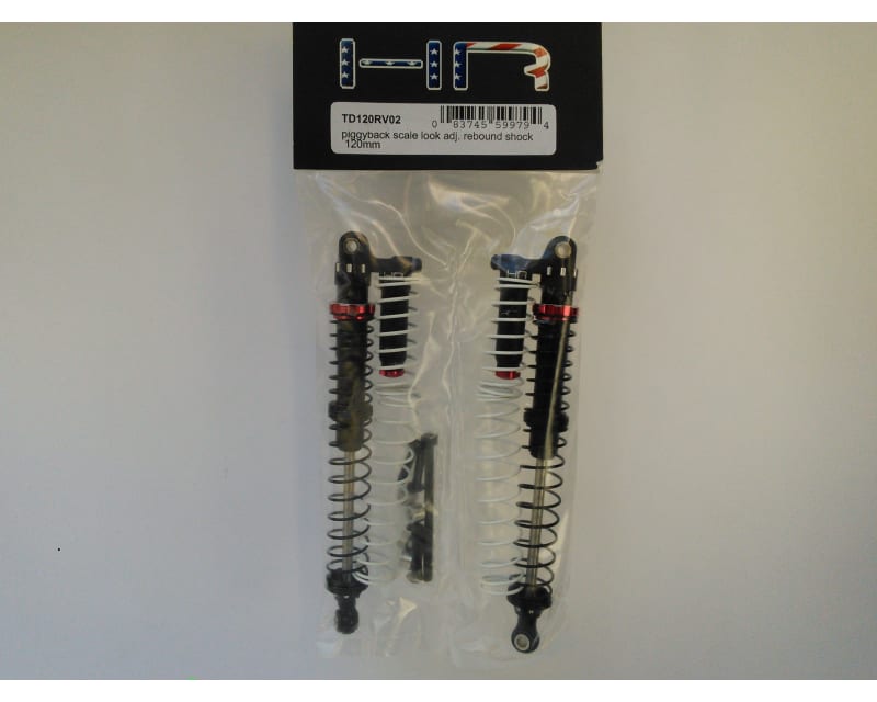 120mm Aluminum Piggyback Shocks Adjustable