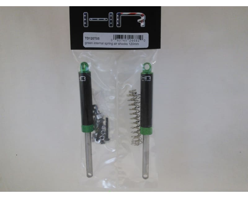 Tap to zoom Green Internal Spring Air Shocks 120mm