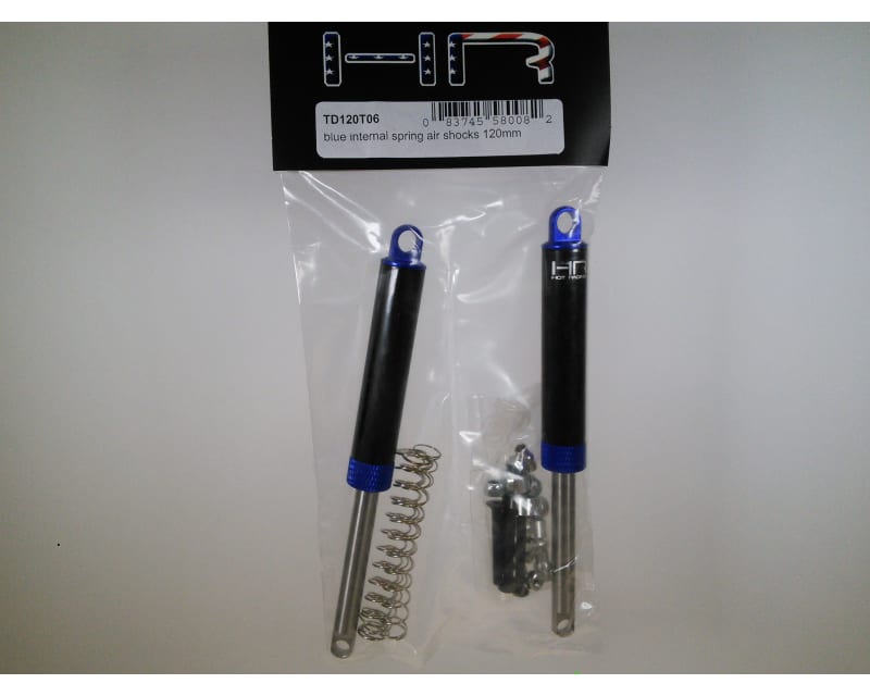 Blue Internal Spring Air Shocks 120mm