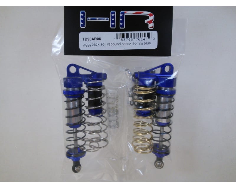 discontinued Piggyback Adj. Rebound Shock 90mm Blue