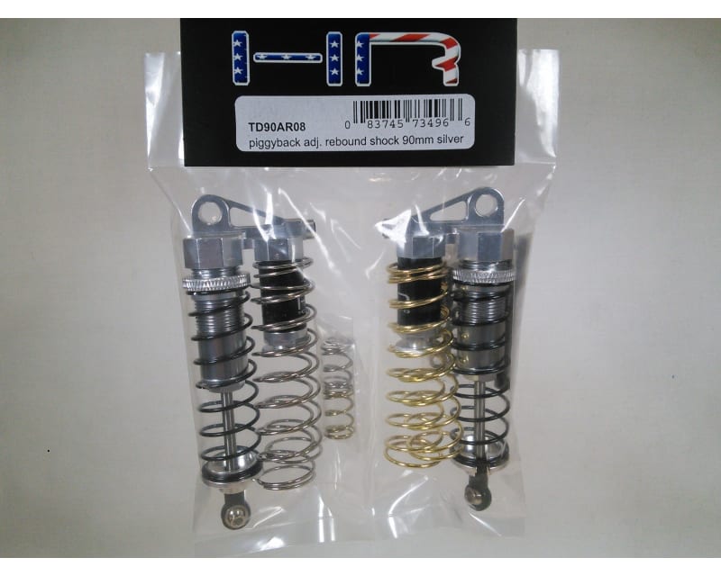 Tap to zoom discontinued Piggyback Adj. Rebound Shock 90mm Silver