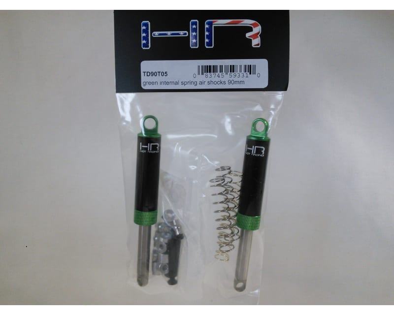 Tap to zoom Green Internal Spring Air Shocks 90mm