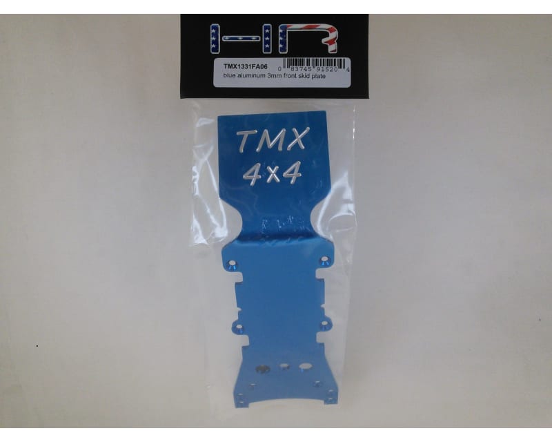 Tap to zoom discontinued Blue Aluminum 3mm Front Skid Plate