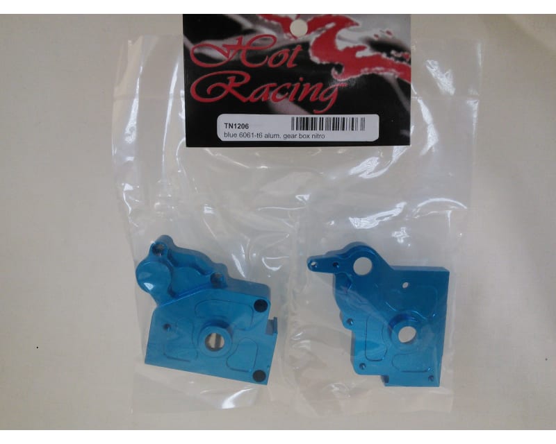 Tap to zoom discontinued Aluminum Gear Box Halves (Blue) - Nitro Stampede