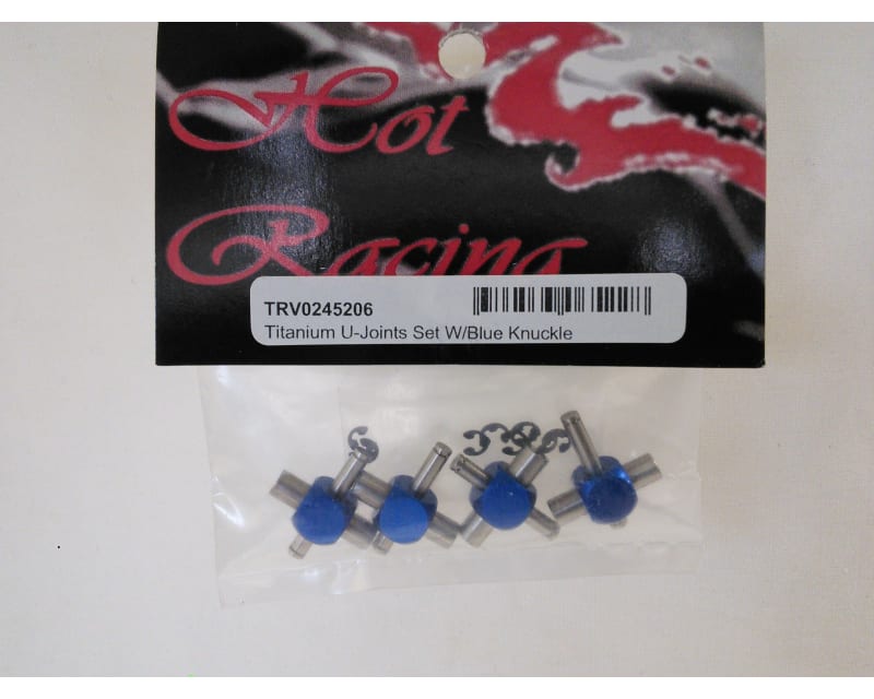 Tap to zoom discontinued Titanium u-joint set blue