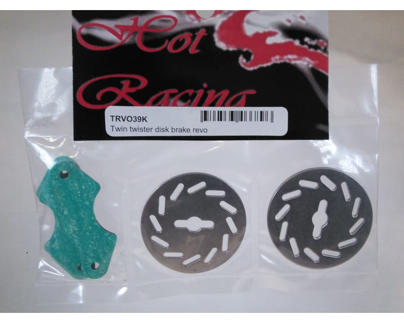 discontinued Blue Titanium Twin Disc Brake Kit TRA Revo Slayer