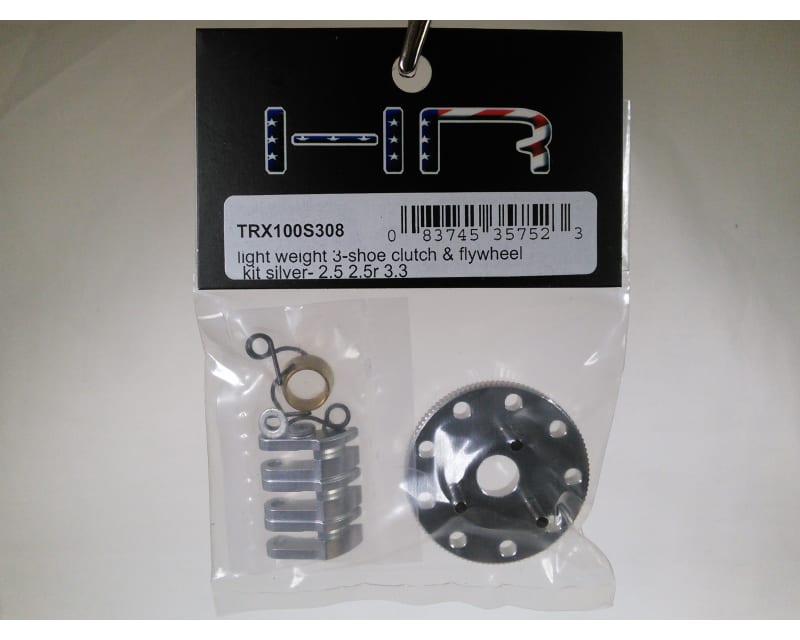 Light Weight 3-Shoe Clutch & FlyWheels Kit (Silver)- 2.5 2.5R 3.