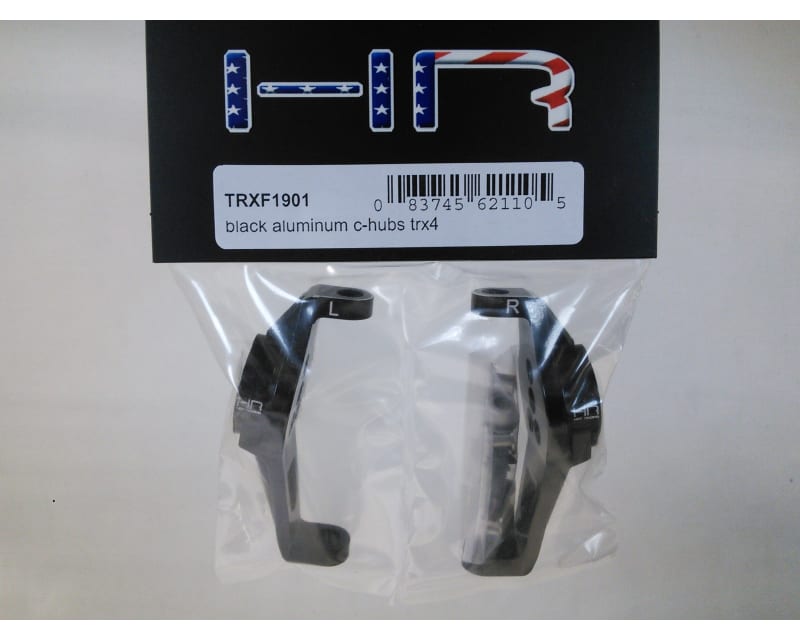 Black Aluminum C-Hubs TRX4
