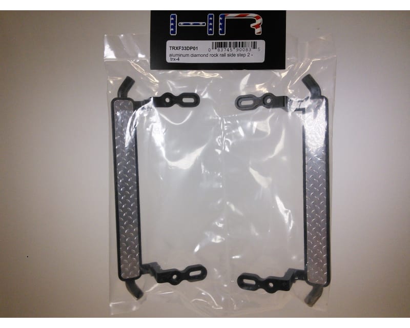 Tap to zoom Aluminum Diamond Rock Rail Side Step (2) - TRX-4